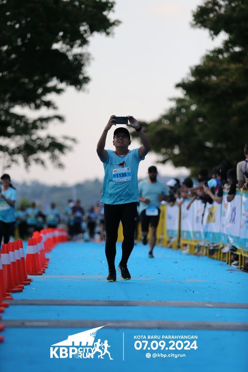Race photo from KBP City Run 2024