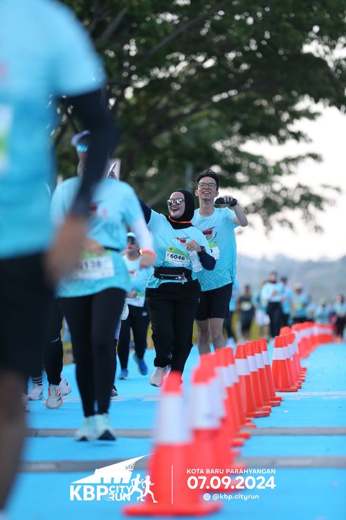 Race photo from KBP City Run 2024