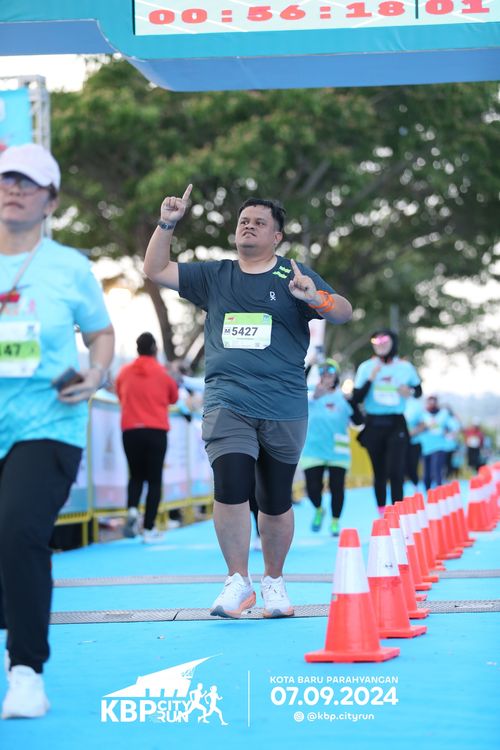 Race photo from KBP City Run 2024