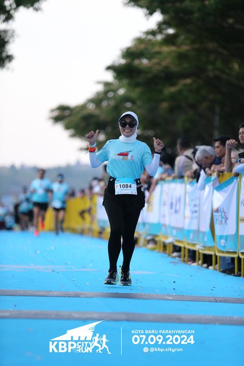Race photo from KBP City Run 2024
