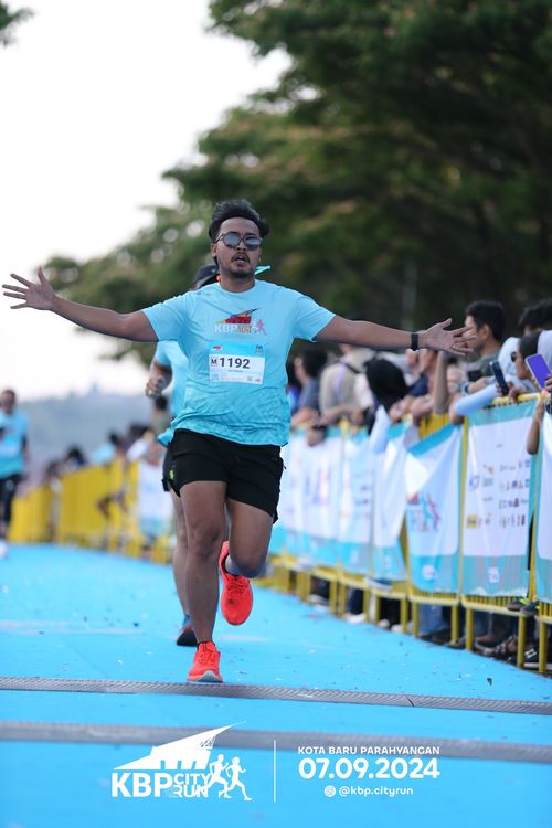 Race photo from KBP City Run 2024