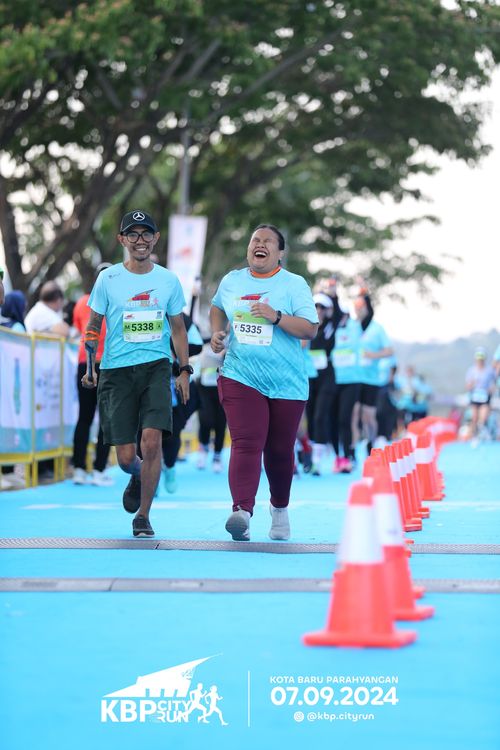 Race photo from KBP City Run 2024