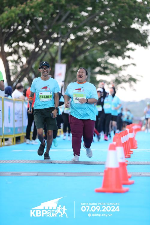 Race photo from KBP City Run 2024