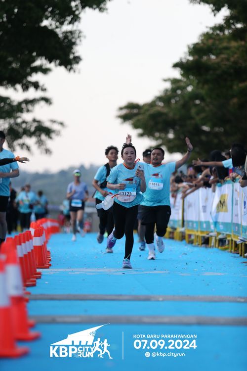 Race photo from KBP City Run 2024