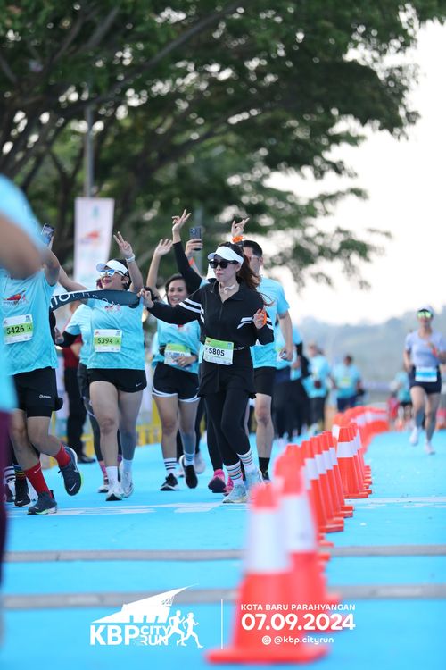 Race photo from KBP City Run 2024