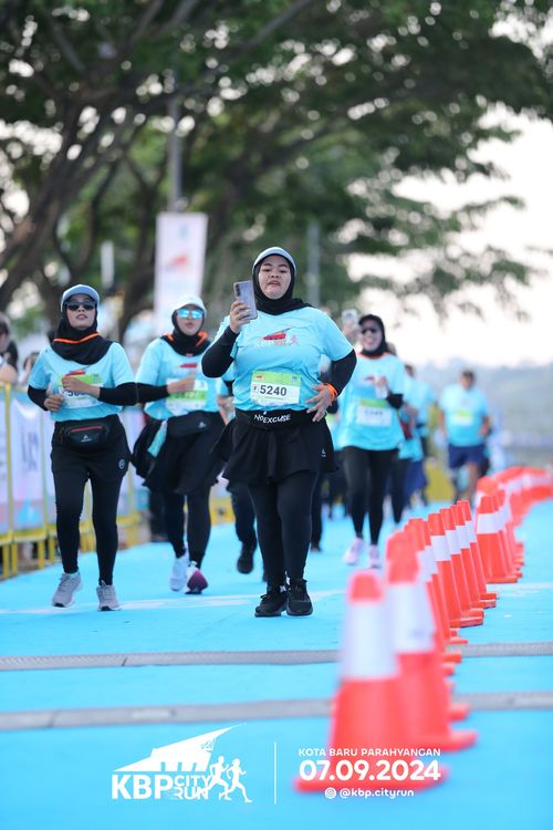Race photo from KBP City Run 2024