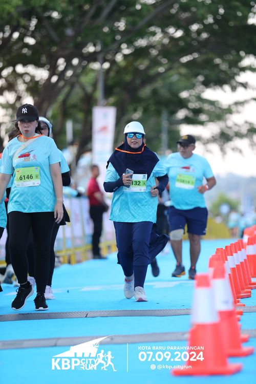 Race photo from KBP City Run 2024