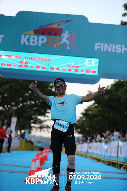 Race photo from KBP City Run 2024