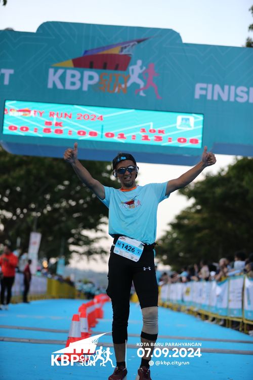 Race photo from KBP City Run 2024