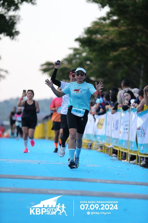 Race photo from KBP City Run 2024