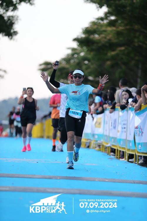 Race photo from KBP City Run 2024