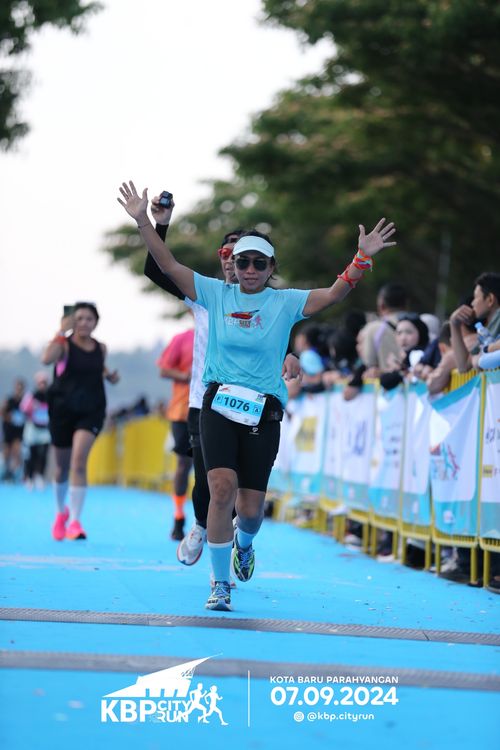 Race photo from KBP City Run 2024