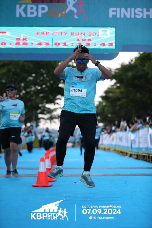 Race photo from KBP City Run 2024