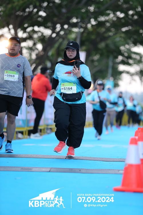 Race photo from KBP City Run 2024