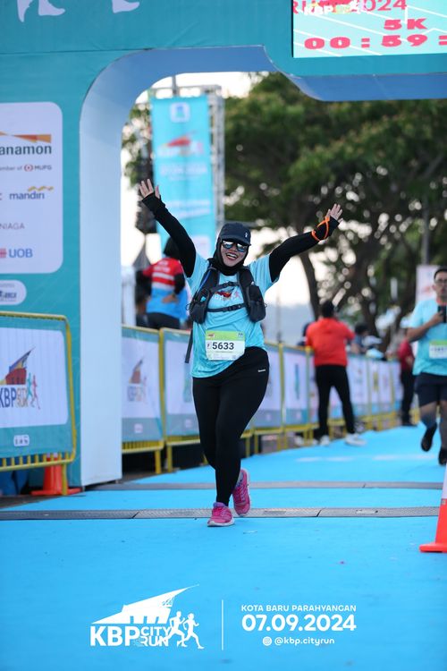 Race photo from KBP City Run 2024