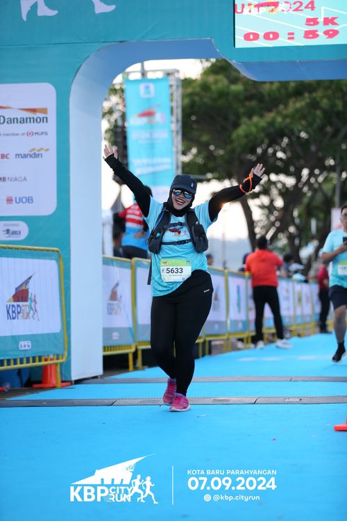 Race photo from KBP City Run 2024