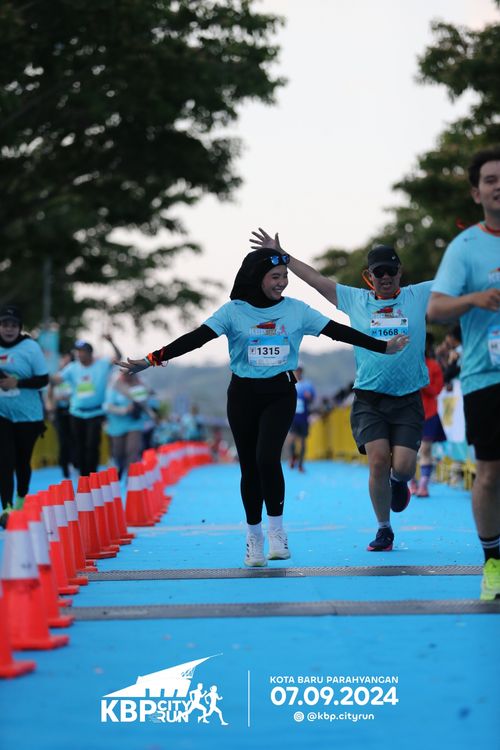 Race photo from KBP City Run 2024
