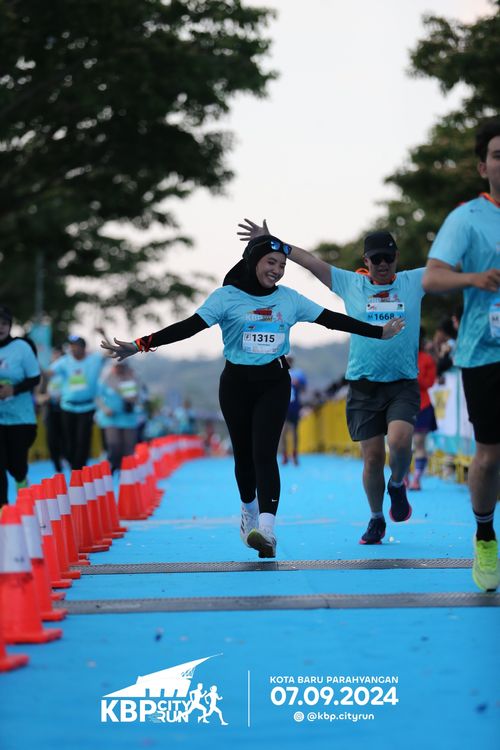 Race photo from KBP City Run 2024
