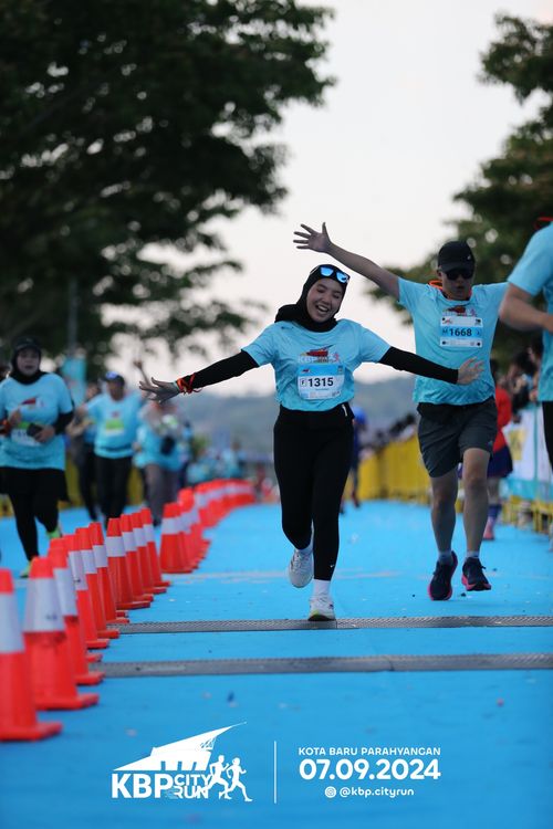 Race photo from KBP City Run 2024