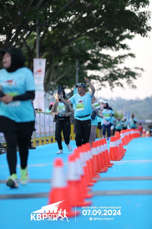 Race photo from KBP City Run 2024