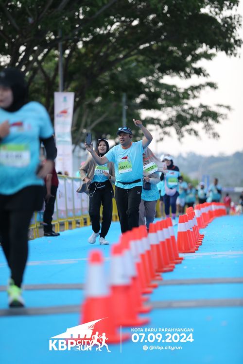 Race photo from KBP City Run 2024