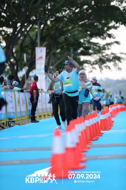 Race photo from KBP City Run 2024