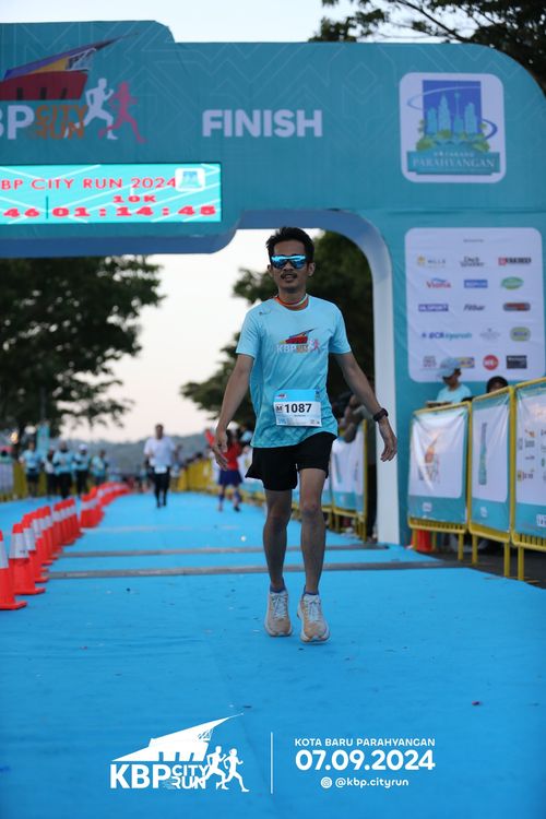 Race photo from KBP City Run 2024