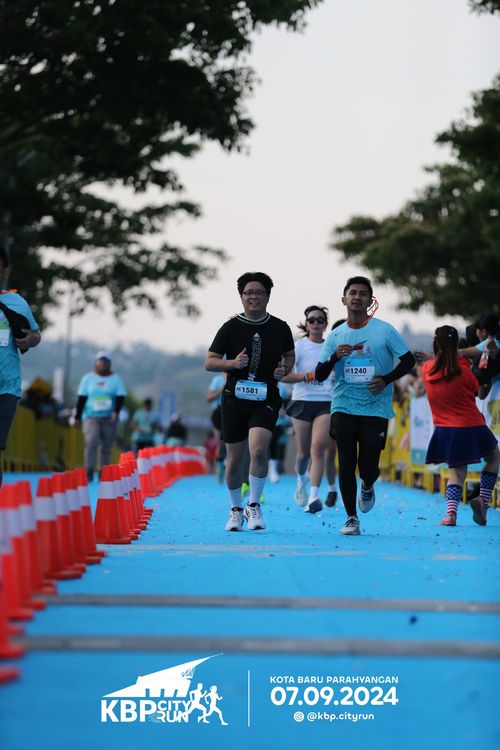 Race photo from KBP City Run 2024