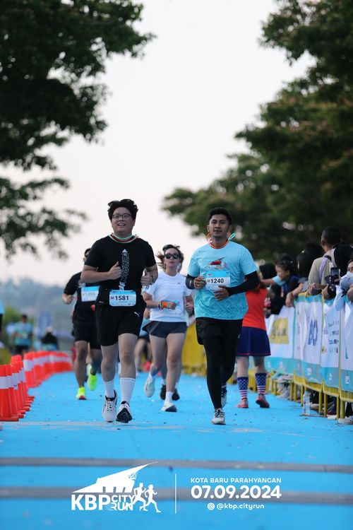 Race photo from KBP City Run 2024