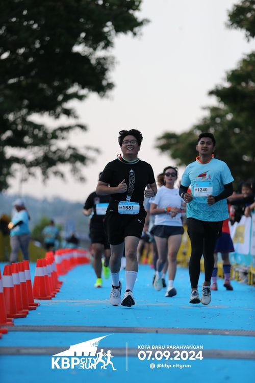 Race photo from KBP City Run 2024