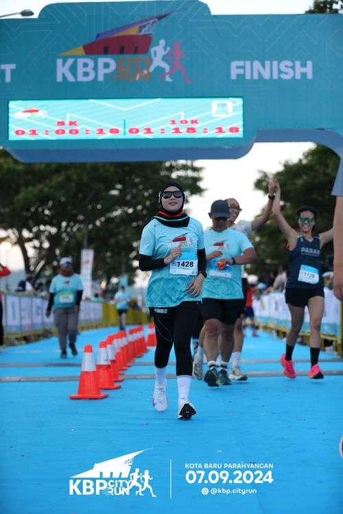 Race photo from KBP City Run 2024