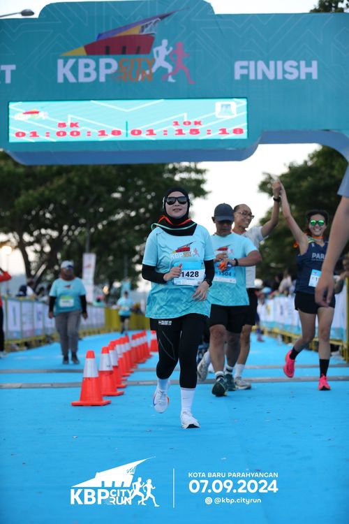 Race photo from KBP City Run 2024