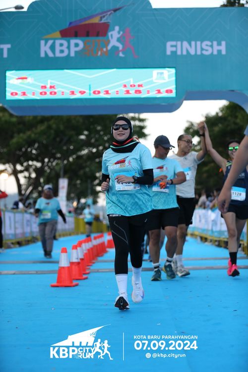 Race photo from KBP City Run 2024