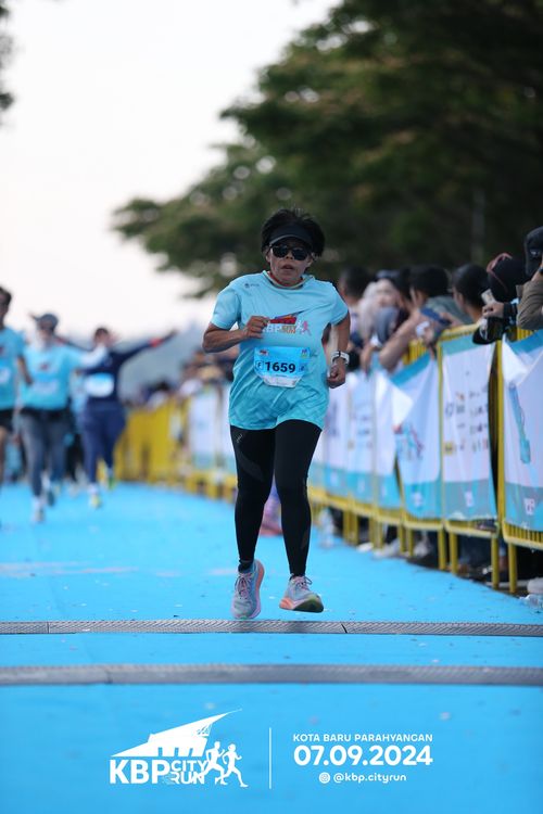 Race photo from KBP City Run 2024