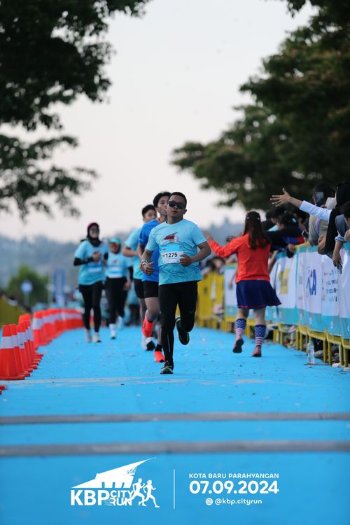 Race photo from KBP City Run 2024