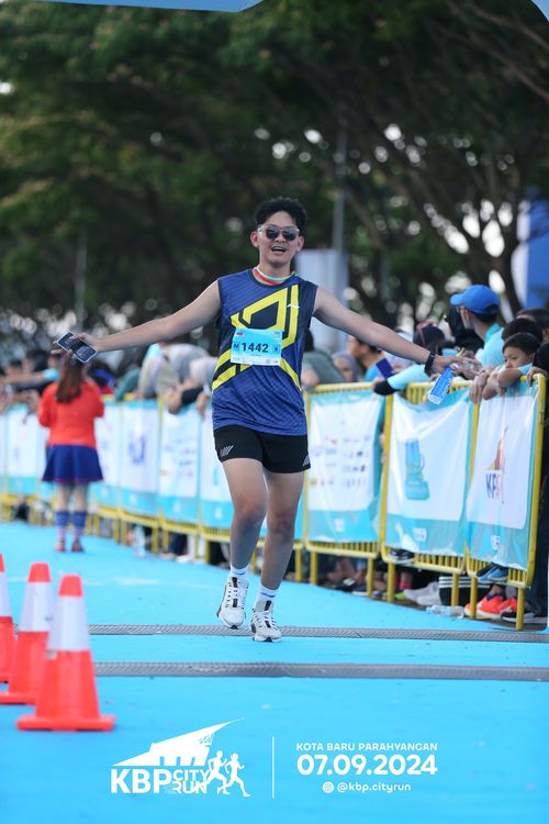 Race photo from KBP City Run 2024