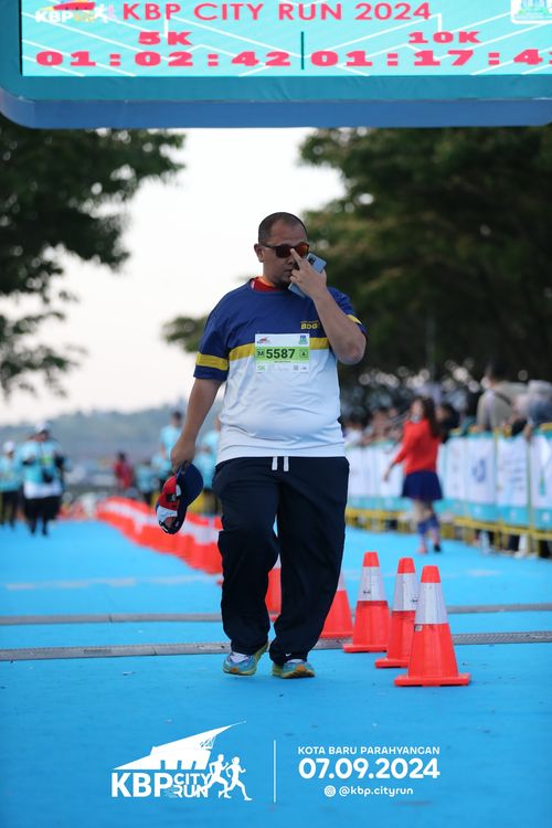 Race photo from KBP City Run 2024