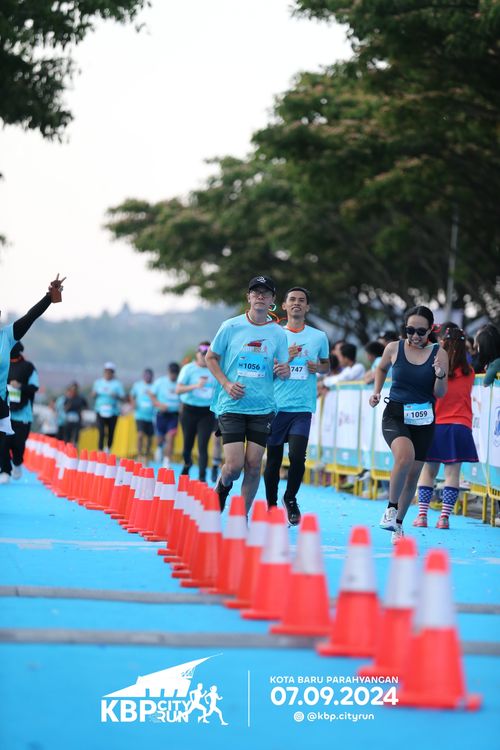 Race photo from KBP City Run 2024
