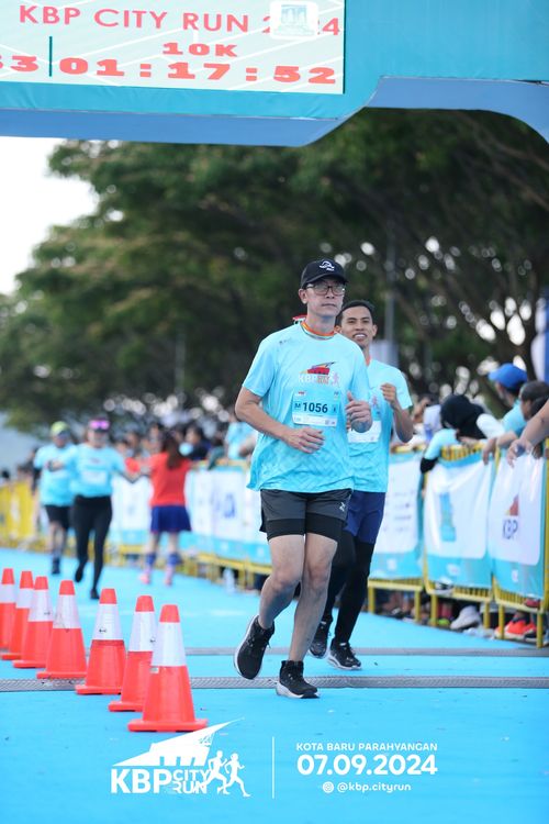 Race photo from KBP City Run 2024