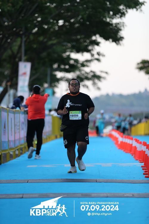 Race photo from KBP City Run 2024