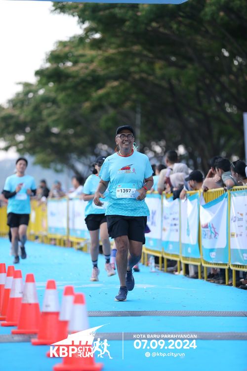 Race photo from KBP City Run 2024