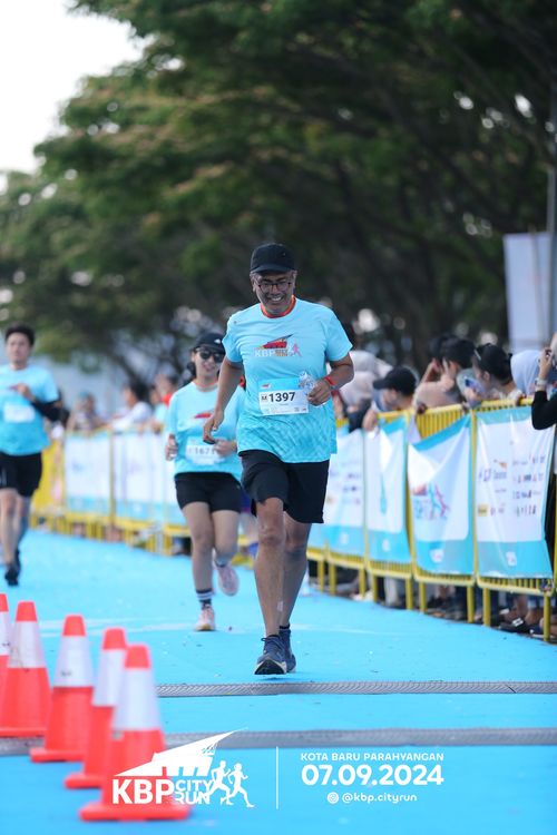 Race photo from KBP City Run 2024