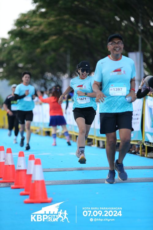 Race photo from KBP City Run 2024