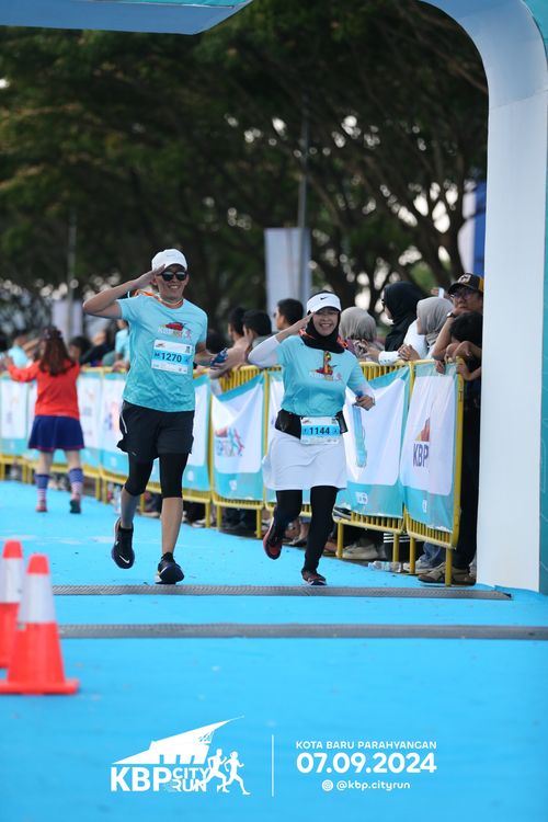 Race photo from KBP City Run 2024