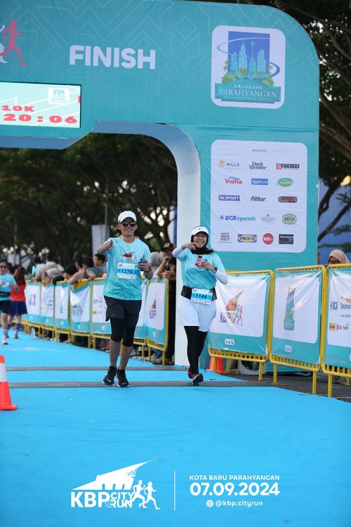 Race photo from KBP City Run 2024