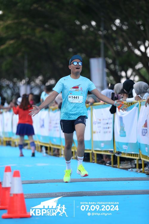 Race photo from KBP City Run 2024