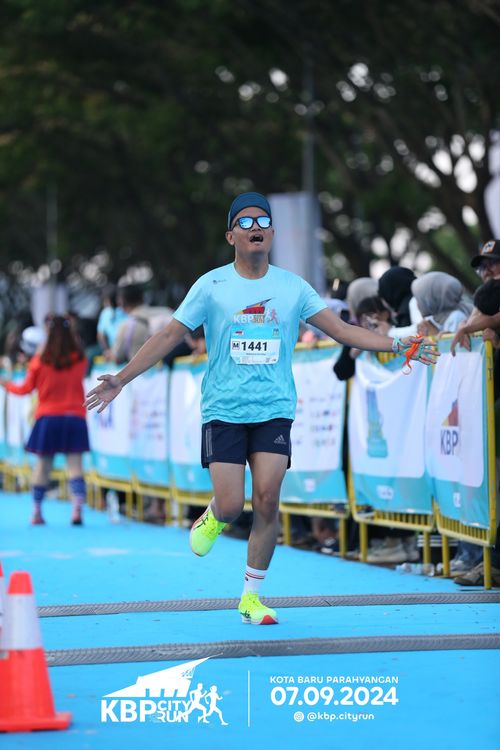 Race photo from KBP City Run 2024