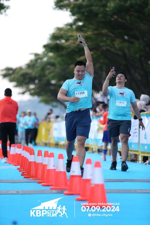 Race photo from KBP City Run 2024