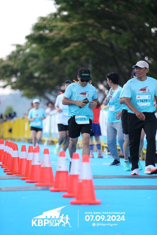 Race photo from KBP City Run 2024