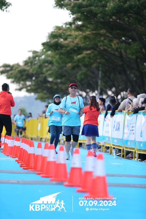 Race photo from KBP City Run 2024
